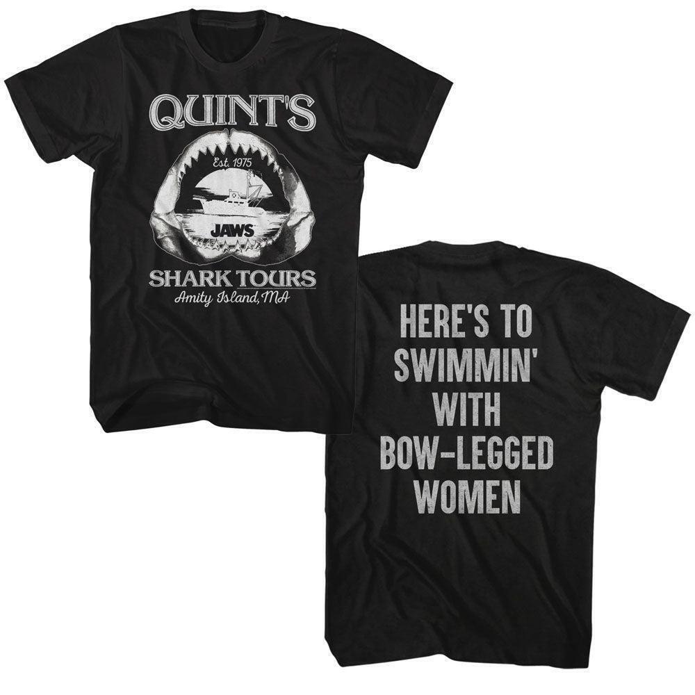 Jaws Quint Quote 2 Sided T Shirt